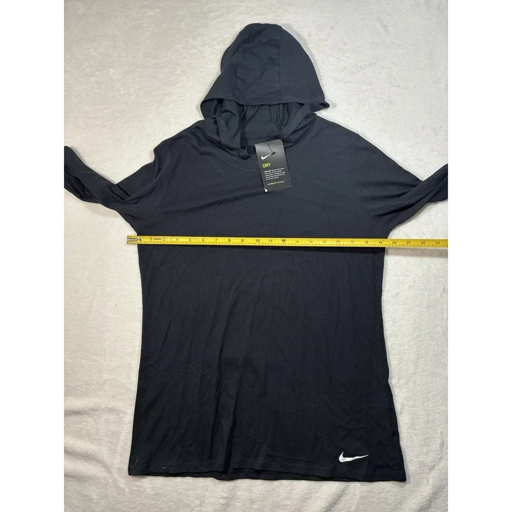 Nike Yoga Dri-FIT Women's Loose Fit Hoodie Black Size Large 902121-010